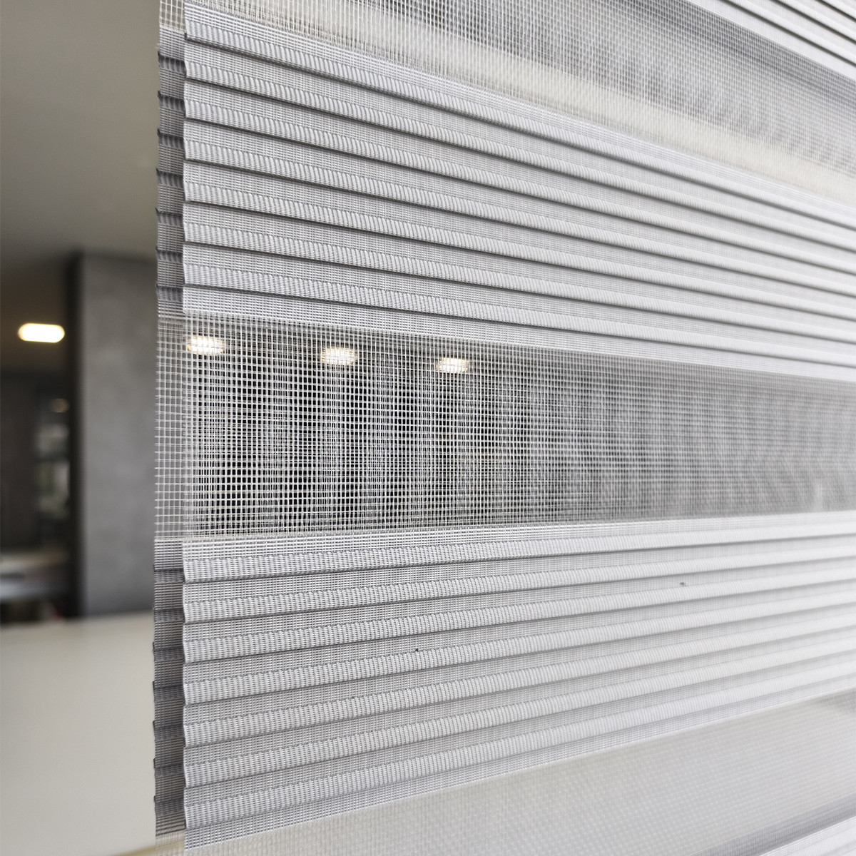  Διπλό ρόλερ Zebra  Κυματιστό γκρί ΖΑ31